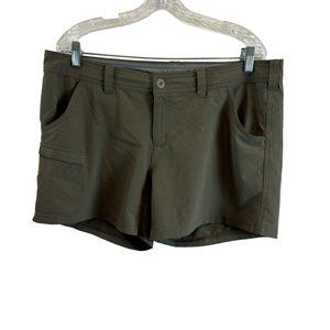The North Face Cargo Pockets Outdoor Shorts Stretch Army Green US 14